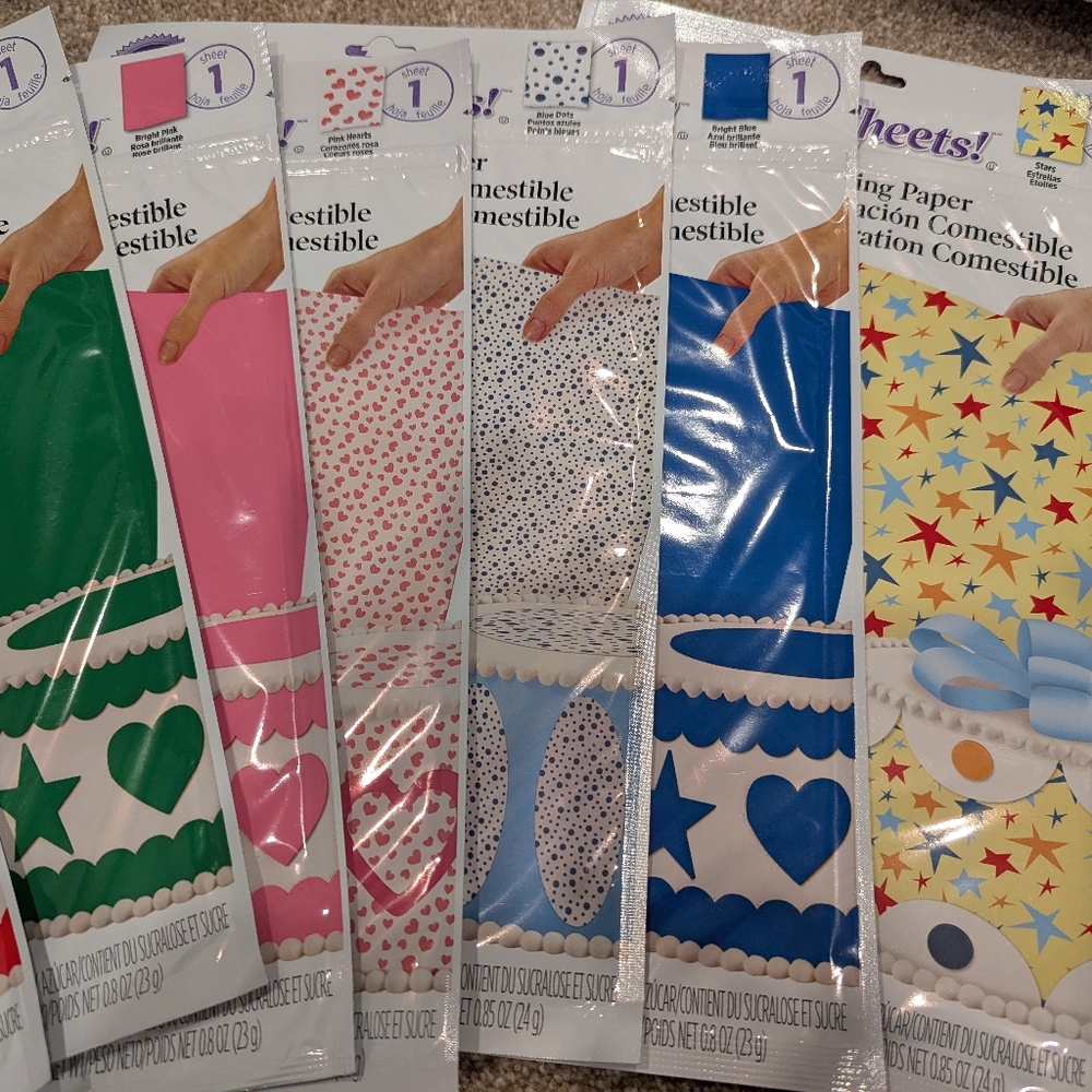 New 9 Wilton Sugar Sheets - Picture 3 of 4